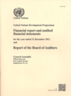 United Nations Development Programme financial report and audited financial statements for the biennium ended 31 December 2012 and report of the Board of Auditors - Book