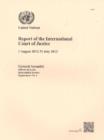 Report of the International Court of Justice : 1 August 2012 - 31 July 2013 - Book