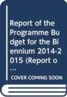 Advisory Committee on Administrative and Budgetary Questions : programme budget for the biennium 2014-2015 - Book
