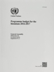 Programme budget for the biennium 2016-2017 - Book