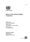 Report of the Human Rights Committee : 114th session (29 June - 24 July 2015); 115th session (19 October - 6 November 2015); 116th session (7 - 31 March 2016) - Book