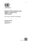 Report of the Economic and Social Council for 2018 : (New York, 27 July 2017 - 26 July 2018 - Book