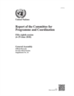 Report of the Committee for Programme and Coordination : fifty-eighth session (4-29 June 2018) - Book