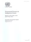 Permanent Forum on Indigenous Issues : Report on the Tenth Session (16-27 May 2011) - Book