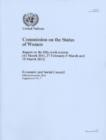 Commission on the Status of Women : report on the fifty-sixth session (14 March 2011, 27 February-9 March and 15 March 2012) - Book