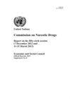 Commission on Narcotic Drugs : report on the fifty-sixth session (7 December 2012 and 11-15 March 2013) - Book