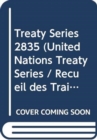 Treaty Series Volume 2835 (English/French Edition) - Book