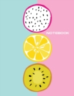 Notebook : Lined Notebook Journal - Stylish Fruits - 120 Pages - Large 8.5 x 11 inches - Composition Book Paper - Minimalist Design for Women, Men, Adults, Teens, Tweens, Girls and Kids Gift - Newest - Book