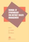 Manual of Epidemiology for District Health Management - Book