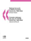 National Accounts of OECD Countries : Volume II - Detailed Tables 2008 - Book