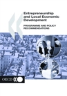 Local Economic and Employment Development (LEED) Entrepreneurship and Local Economic Development Programme and Policy Recommendations - eBook
