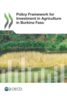 Policy Framework for Investment in Agriculture in Burkina Faso - eBook
