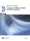 OECD Tax Policy Studies Taxation of SMEs in OECD and G20 Countries - eBook