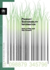 Product sustainability information : state of play and way forward - Book