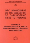Ionizing Radiation : Some Internally Deposited Radionuclides Some Internally Deposited Radionuclides Pt. 2 - Book