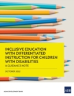 Inclusive Education with Differentiated Instruction for Children with Disabilities: A Guidance Note - Book