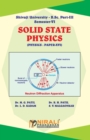 PHYSICS Solid State Physics (Paper - XVI) - Book