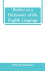 Preface to a Dictionary of the English Language - Book