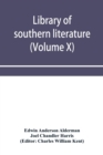 Library of southern literature (Volume X) - Book