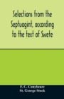 Selections from the Septuagint, according to the text of Swete - Book