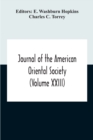 Journal Of The American Oriental Society (Volume XXIII) - Book