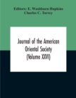 Journal Of The American Oriental Society (Volume XXVI) - Book