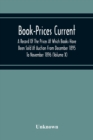 Book-Prices Current; A Record Of The Prices At Which Books Have Been Sold At Auction From December 1895 To November 1896 (Volume X) - Book