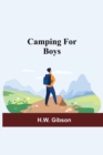 Camping For Boys - Book