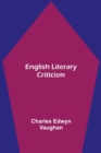 English literary criticism - Book