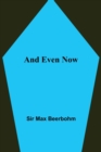 And Even Now - Book