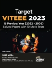 Target Viteee 202316 Previous Year (20222006) Solved Papers with 10 Mock Tests 12th Edition | Physics, Chemistry, Mathematics, & Quantitative Aptitude 3050 Pyqs - Book