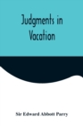 Judgments in Vacation - Book