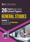 Upsc 2023 : General Studies Paper I: 26 Years Solved Papers 1997-2022 by Access - Book
