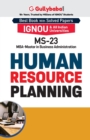 MS-23 Human Resource Planning - Book