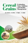 Cereal Grains: Evaluation,Value Addition and Quality Management - Book