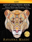 Adult Coloring Book : (Volume 4 of Savanna Magic Coloring Books) - Book