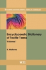 Encyclopaedic Dictionary of Textile Terms : 4 Volume Set - Book