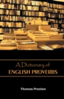 A Dictionary of English Proverbs - Book