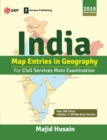 India Map Entries in Geography for Civil Services Main Examination 2019 - Book