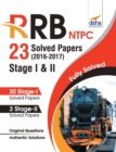 Rrb Ntpc 23 Solved Papers 2016-17 Stage I & II - Book