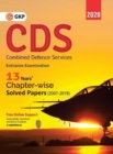 Cds (Combined Defence Services) 2020 - Chapterwise Solved Papers 2007-2019 - Book