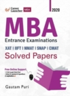 MBA 2020-21 Solved Papers (Xat|Iift|Nmat|Snap|Cmat) - Book