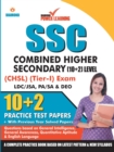 Staff Selection Commission (SSC) - Combined Higher Secondary Level (CHSL) Recruitment 2019, Preliminary Examination (Tier - I) based on CBE in English 10 PTP, with previous year solved papers, General - Book