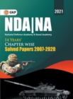 Nda/Na 2021 Chapter-Wise Solved Papers 2007-2016 (Include Solved Papers 2017-2020) - Book