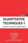 Quantitative Techniques - 1 : 1 Semester - Bba - Book