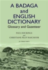 A Badaga and English Dictionary : Glossary and Gazetteer - Book