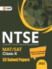 Ntse 2021-22 : Class 10th (MAT + SAT) - 33 Solved Papers - Book