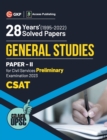 UPSC General Studies Paper II CSAT 28 Years Solved Papers 1995-2022 - Book