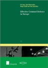 Effective Criminal Defence in Europe - Book