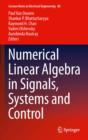 Numerical Linear Algebra in Signals, Systems and Control - eBook